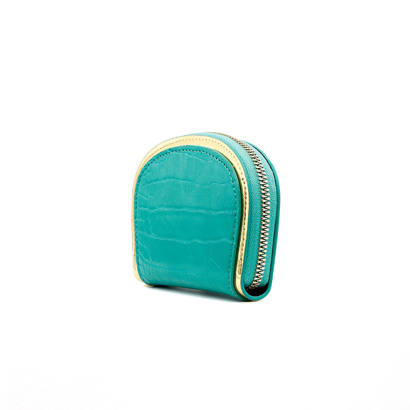 Wholesale PU Ladies Short Zipper Coin Purse